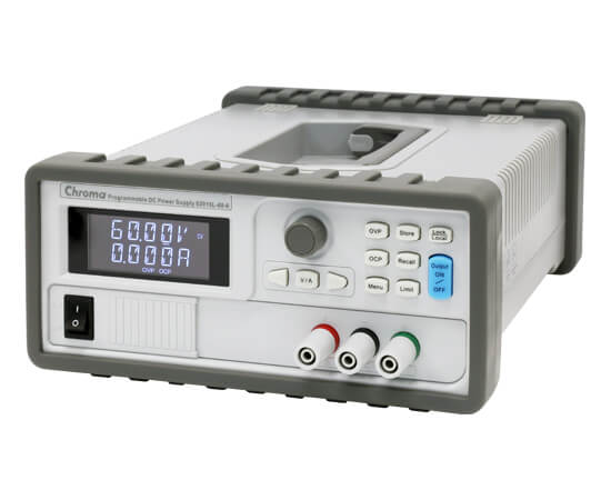 Chroma's 62000L series programmable DC power supplies