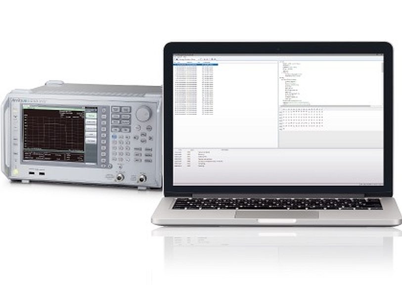 MX727000A software of Anritsu for V2X communications evaluation