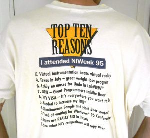 Top 10 reasons to attend NIWeek 95