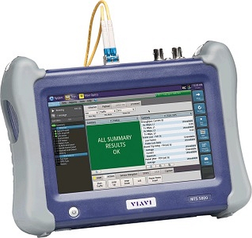T-BERD/MTS 5882 Handheld Network Tester from Viavi Solutions.