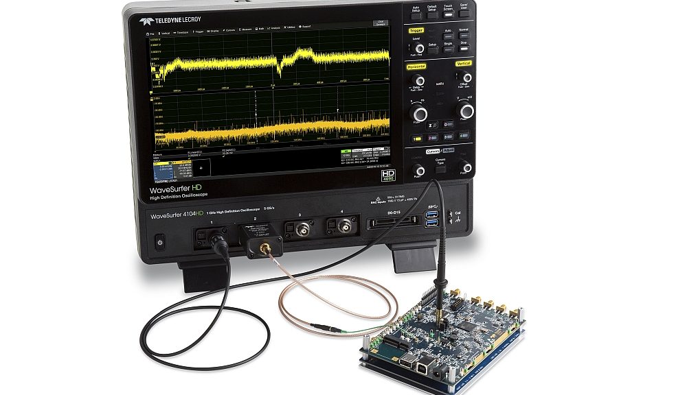 Teledyne LeCroy ‘s WaveSurfer 4000HD 12-bit oscilloscope.
