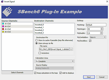 Plug-in for SBench 6 software