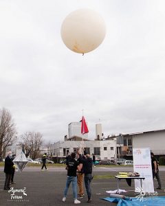 Satellite link test on balloon at INP ENSEIRB-MATMECA
