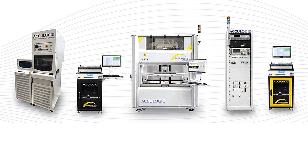 Automatic electronic test systems from Acculogic