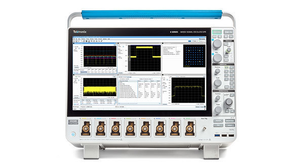 SignalVu 5G NR analysis software for Tektronix MSO 6 Series B oscilloscopes.