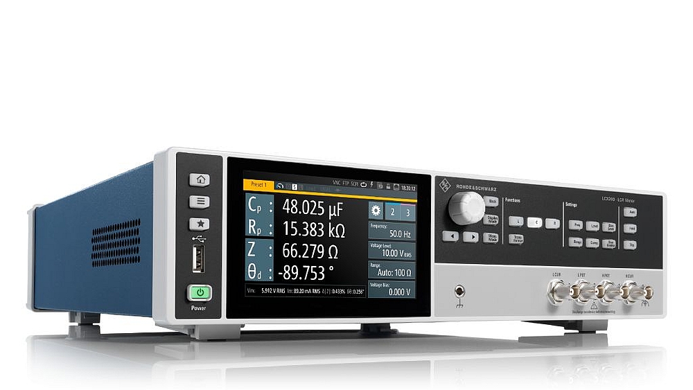 LCR meter of the R&S LCX series from Rohde & Schwarz