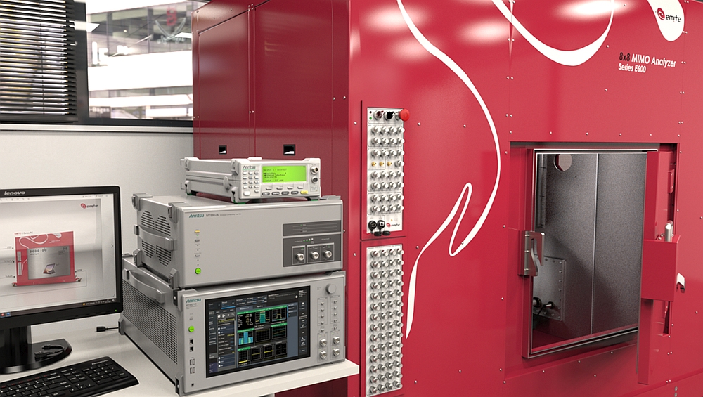 Anritsu and Emite OTA test system for LTE, WLAN and Bluetooth