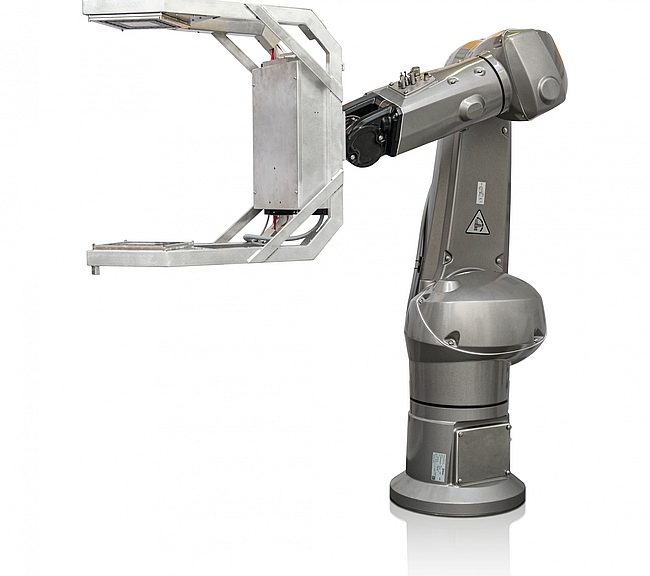 Robotic test solution R&S QAR50-R from Rohde & Schwarz.