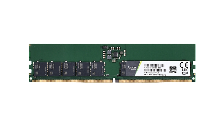 DDR5 DRAM memory module from Apacer.