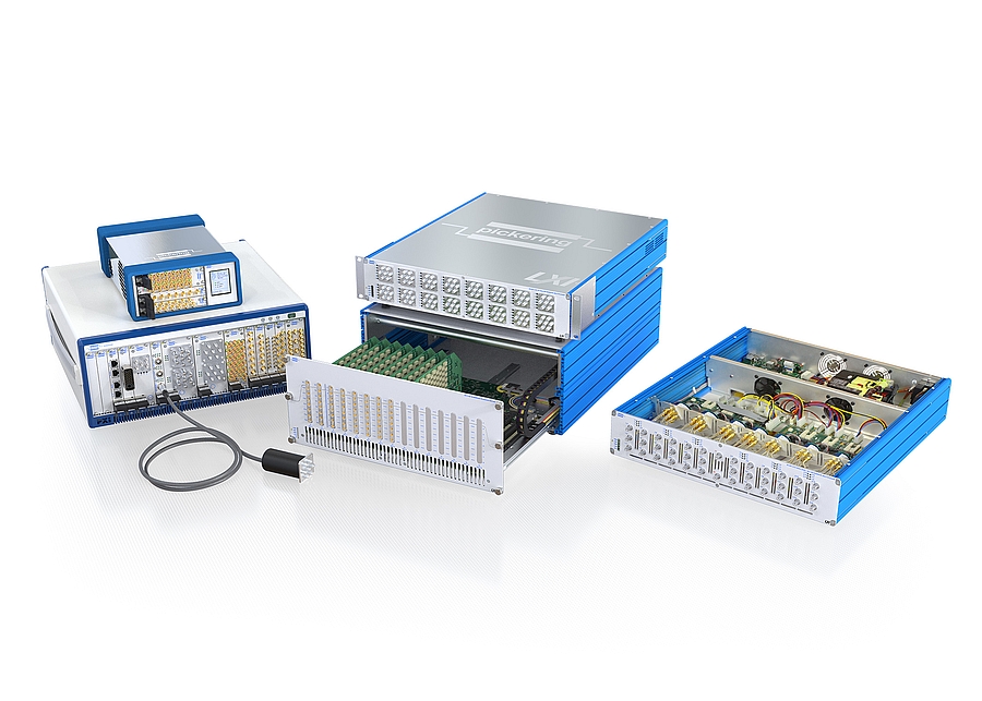LXI and PXI RF and microwave switching modules from Pickering Interfaces.