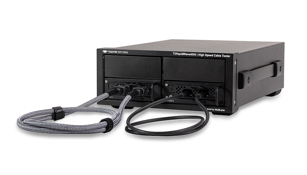 Teledyne LeCroy’s RapidWave4000 high-speed cable tester.