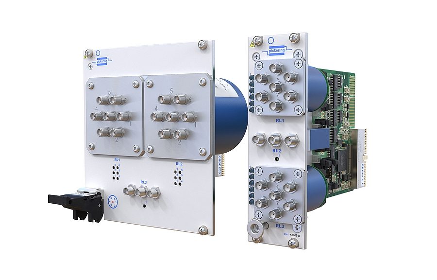 Pickering Interfaces's 4x-890 range of configurable PXI switches.