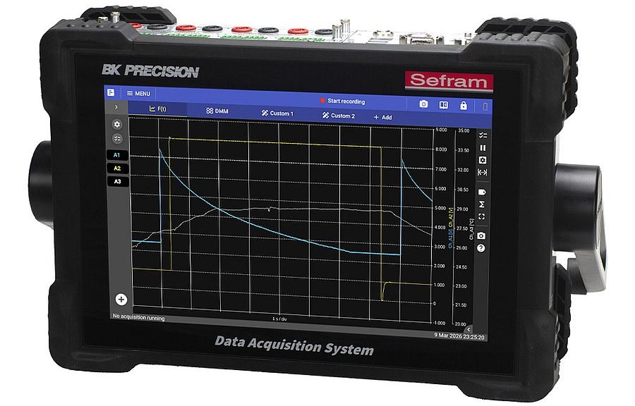 DAS1820 Portable Data Acquisition System from B&K Precision