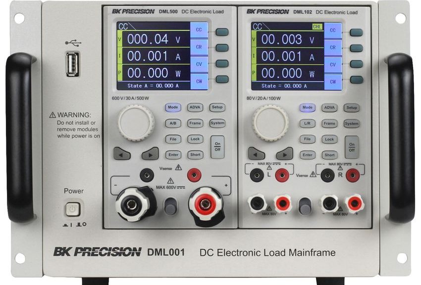 DML Series Modular DC Electronic Load System from B&K Precision